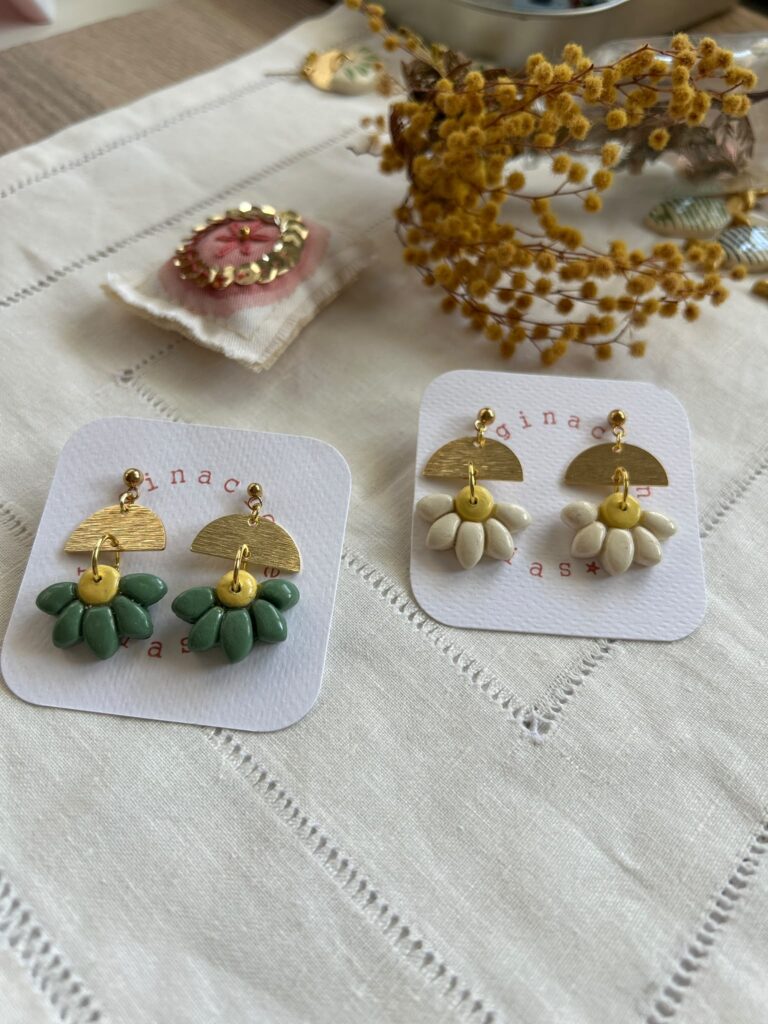 Pendientes Flor Invertida