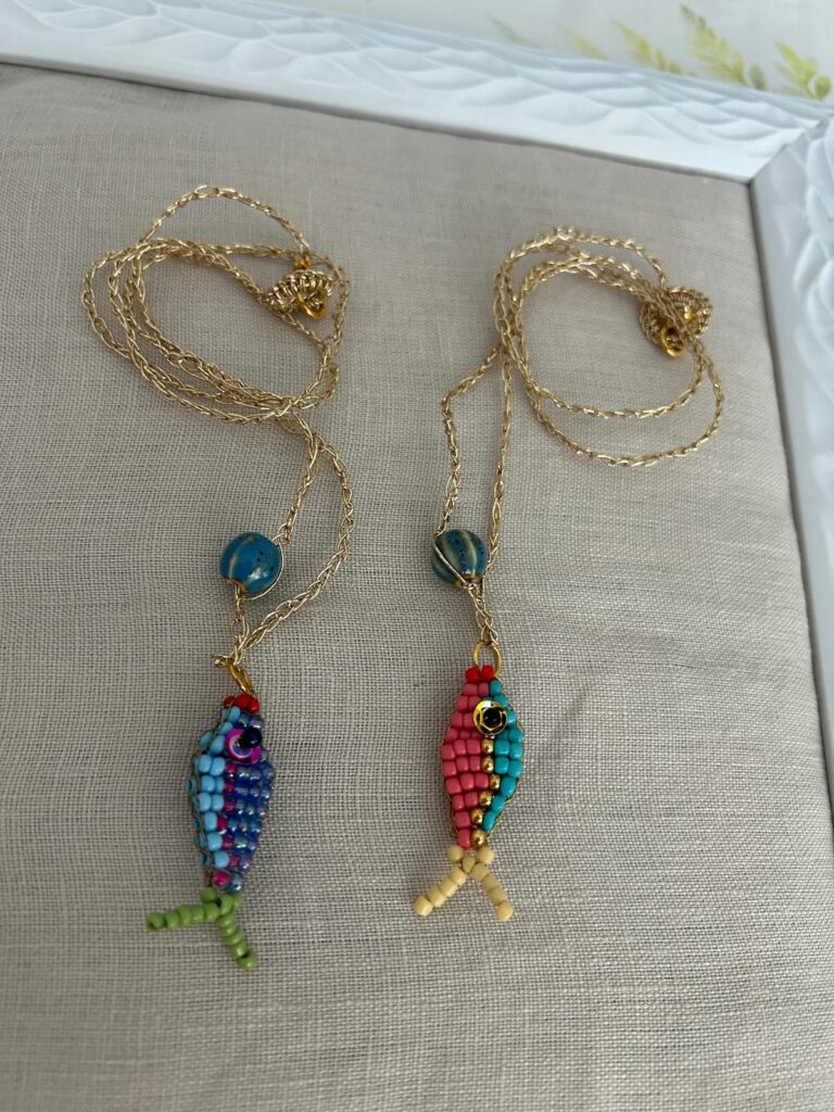Collar Pez con Bola
